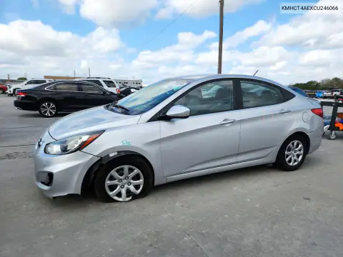 KMHCT4AEXCU246066 Hyundai Accent 2012 — Front end damage, before-repair photo