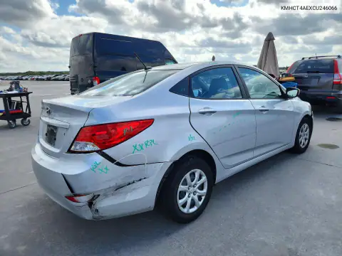 KMHCT4AEXCU246066 — 2012 Hyundai Accent, photo 3 from Copart, Front end