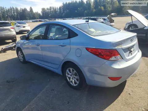 KMHCT4AE9DU560177 — 2013 Hyundai Accent, фото 2 с аукциона Copart 19.10.2026, Передняя часть