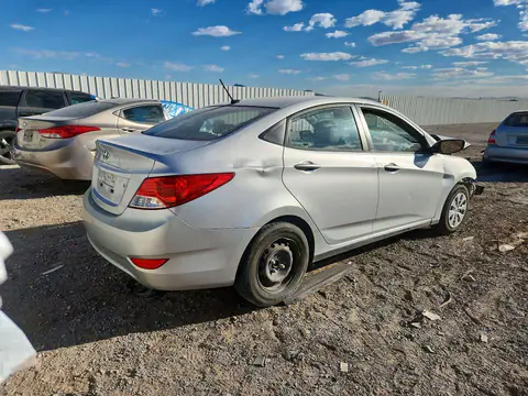 KMHCT4AE8EU662717 — 2014 Hyundai Accent, photo 3 from Copart 13.10.2026, Front end