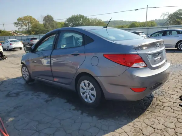 KMHCT4AE0GU156236 — 2016 Hyundai Accent, photo 2 from Copart, Front end