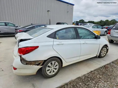 2016 Hyundai Accent Se VIN KMHCT4AE4GU101868 фото 3