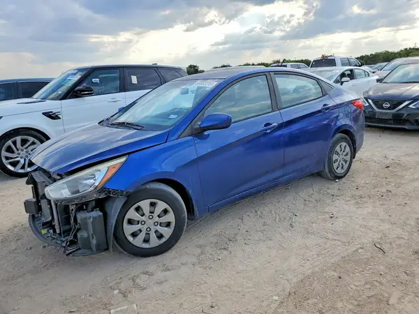 KMHCT4AE9GU080337 Hyundai Accent 2016 — uszkodzenie Przód, zdjęcie przed naprawą