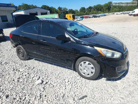 KMHCT4AE7GU074505 — 2016 Hyundai Accent, фото 4 с аукциона Copart, Задняя часть