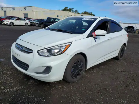 KMHCT4AE2HU309765 Hyundai Accent 2017 — Front end damage, before-repair photo
