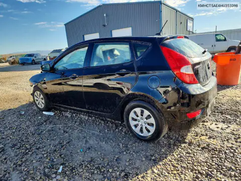 KMHCT5AE4HU353398 — 2017 Hyundai Accent, photo 2 from Copart, Front end