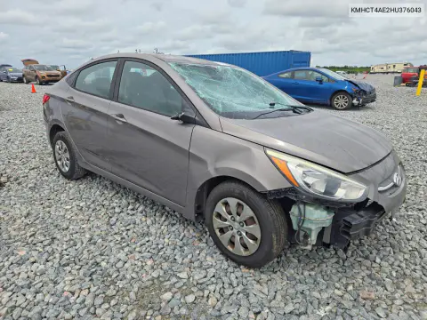 2017 Hyundai Accent Se VIN KMHCT4AE2HU376043 фото 4