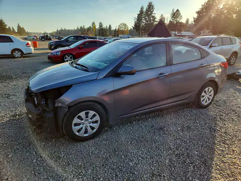 KMHCT4AE3HU196618 — 2017 Hyundai Accent, ПЕРЕДНЯЯ ЧАСТЬ (Front End), фото до ремонта