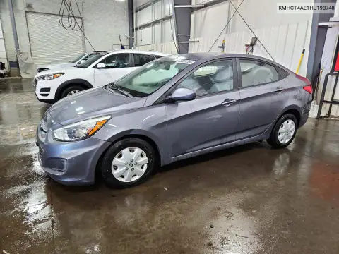 KMHCT4AE1HU193748 — 2017 Hyundai Accent, БОКОВАЯ ЧАСТЬ, фото до ремонта