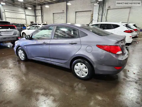 KMHCT4AE1HU193748 — 2017 Hyundai Accent, zdjęcie 2 z Copart, Bok