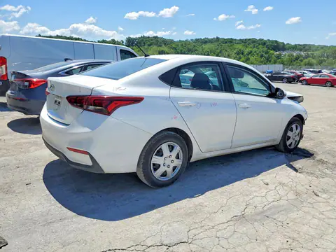 2021 HYUNDAI ACCENT VIN 3KPC24A68ME129344 фото 3