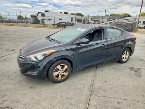 5NPDH4AE3EH537337 — 2014 Hyundai Elantra, Задняя часть (Rear End), фото до ремонта