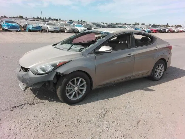 2016 Hyundai Elantra VIN 5NPDH4AEXGH686282 фото 1