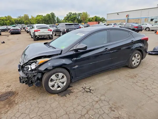KMHDH4AE2GU501580 — 2016 Hyundai Elantra, Передняя часть (Front End), фото до ремонта