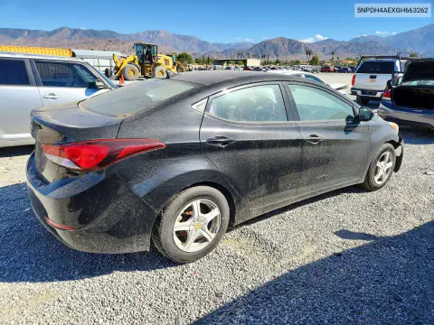 2016 Hyundai Elantra Se VIN 5NPDH4AEXGH663262 фото 3