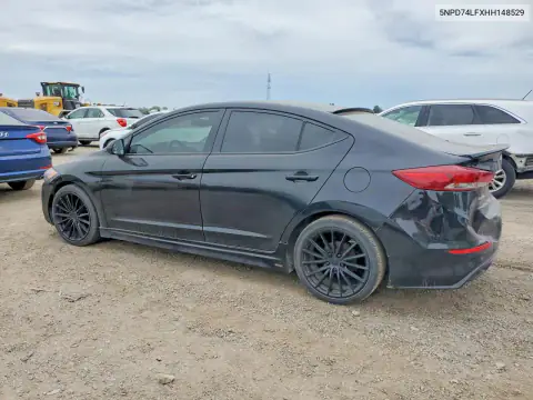 5NPD74LFXHH148529 — 2017 Hyundai Elantra, фото 2 з Copart 15.10.2026, Передня частина