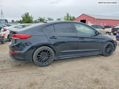 5NPD74LFXHH148529 — 2017 Hyundai Elantra, фото 3 з Copart 15.10.2026, Передня частина