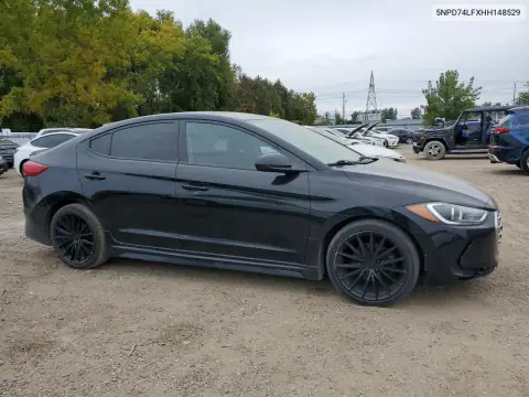 5NPD74LFXHH148529 — 2017 Hyundai Elantra, фото 4 з Copart 15.10.2026, Передня частина