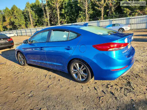 5NPD84LF1HH082787 — 2017 Hyundai Elantra, foto 2 de Copart, Inundación