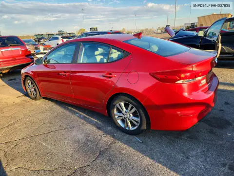 2017 Hyundai Elantra Se VIN 5NPD84LF9HH037838 фото 2