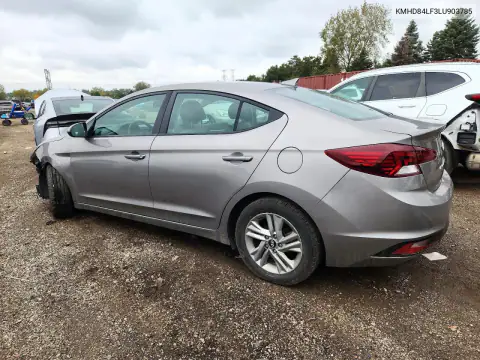KMHD84LF3LU903785 — 2020 Hyundai Elantra, ფოტო 2, Copart, წინა ნაწილი