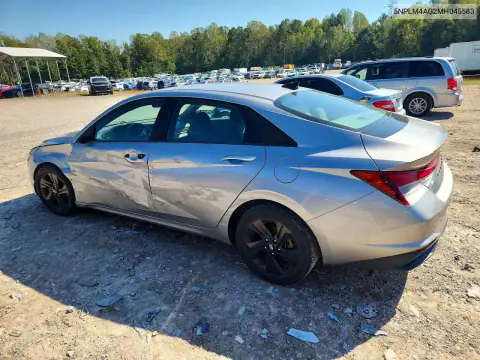 5NPLM4AG2MH045583 — 2021 Hyundai Elantra, ფოტო 2, Copart, გვერდითი ნაწილი