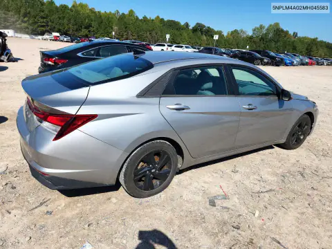 5NPLM4AG2MH045583 — 2021 Hyundai Elantra, ფოტო 3, Copart, გვერდითი ნაწილი