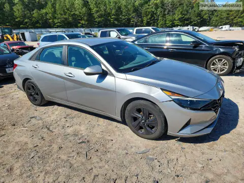 5NPLM4AG2MH045583 — 2021 Hyundai Elantra, ფოტო 4, Copart, გვერდითი ნაწილი