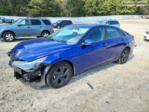 5NPLM4AG2MH039959 — 2021 Hyundai Elantra, All-over damage, before-repair photos