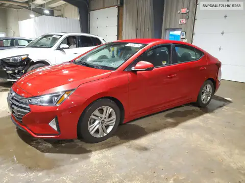 5NPD84LF2LH615268 — 2021 Hyundai Elantra, Parte trasera, fotos antes de reparar