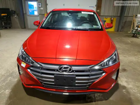 5NPD84LF2LH615268 — 2021 Hyundai Elantra, Rear end, before-repair photos