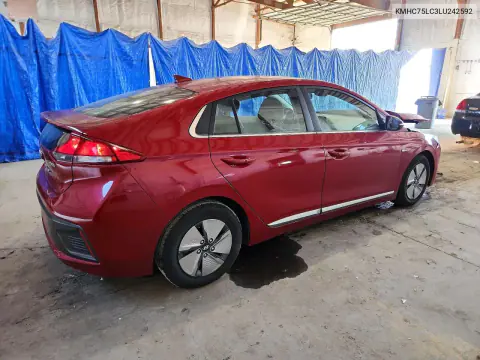 2020 Hyundai Ioniq VIN KMHC75LC3LU242592 фото 3