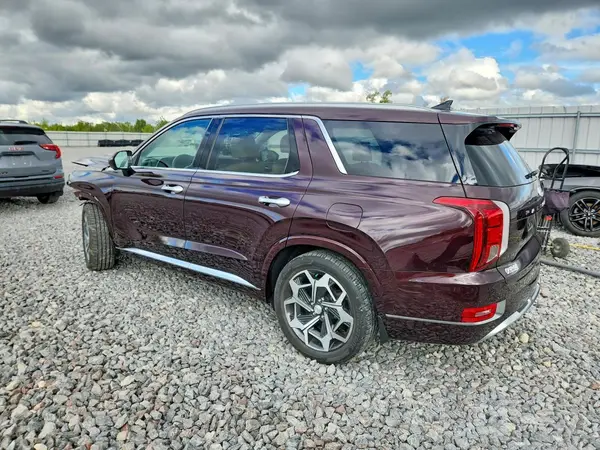 KM8R5DHE4MU243563 — 2021 Hyundai Palisade, photo 2 from Copart 28.09.2026, Front end