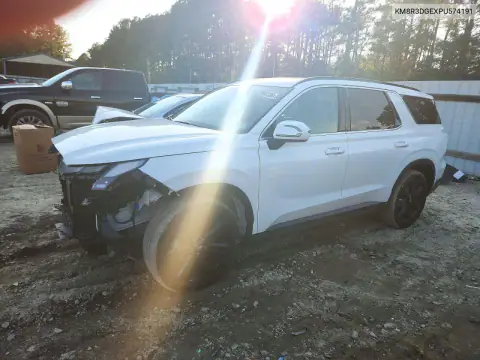 KM8R3DGEXPU574191 Hyundai Palisade 2023 — დაზიანება წინა ნაწილი, ფოტო შეკეთებამდე
