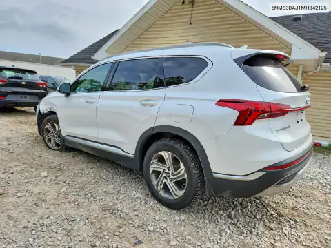 5NMS3DAJ1MH342125 — 2021 Hyundai Santa FE, zdjęcie 2 z Copart, Przód