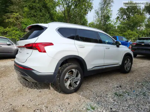 5NMS3DAJ1MH342125 — 2021 Hyundai Santa FE, zdjęcie 3 z Copart, Przód