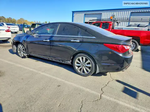 2011 Hyundai Sonata Se VIN 5NPEC4AC4BH293985 фото 2