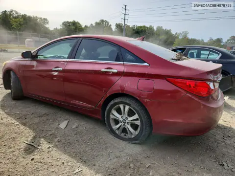 2011 Hyundai Sonata Limited VIN 5NPEC4AC8BH078755 фото 2