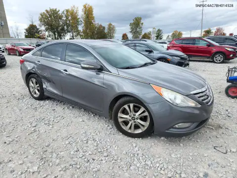 5NPEC4AC7BH014528 — 2011 Hyundai Sonata, photo 4 from Copart, Side