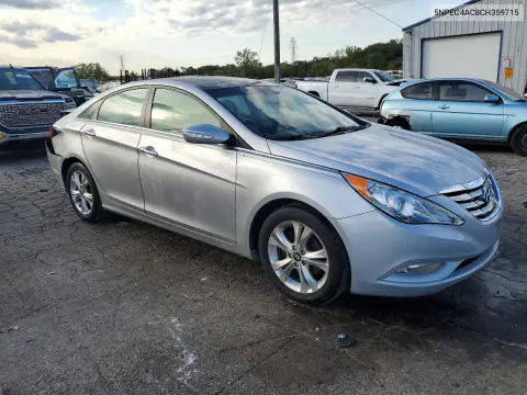 2012 Hyundai Sonata Limited VIN 5NPEC4AC8CH359715 фото 4