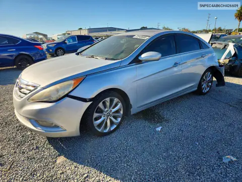 5NPEC4AB6CH426609 — 2012 Hyundai Sonata, Задняя часть, фото до ремонта