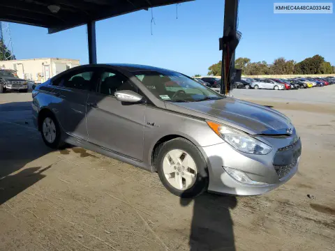 2012 Hyundai Sonata Hybrid VIN KMHEC4A48CA033442 фото 4