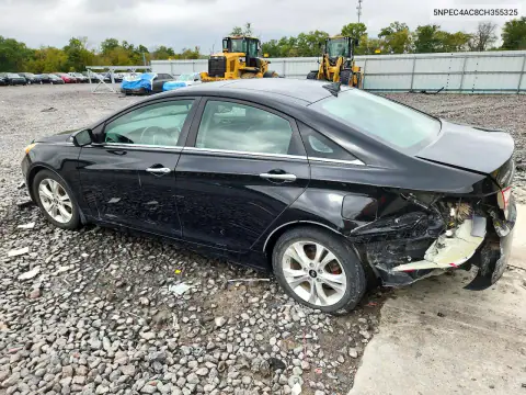 5NPEC4AC8CH355325 — 2012 Hyundai Sonata, photo 2 from Copart, Rear end