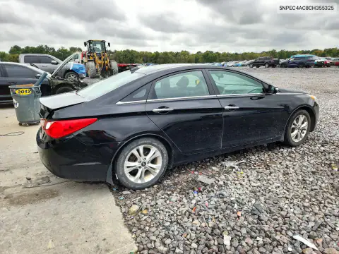 5NPEC4AC8CH355325 — 2012 Hyundai Sonata, photo 3 from Copart, Rear end