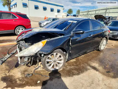 5NPEC4AC3DH595349 — 2013 Hyundai Sonata, Передняя часть, фото до ремонта