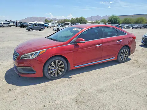 5NPE34AF4GH401233 Hyundai Sonata 2016 — დაზიანება წინა ნაწილი, ფოტო შეკეთებამდე