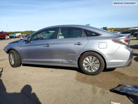 2016 Hyundai Sonata Hybrid Se VIN KMHE24L10GA026657 фото 2