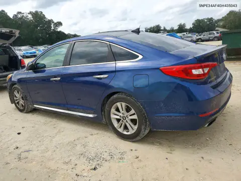 2016 Hyundai Sonata Sport VIN 5NPE34AF4GH435043 фото 2