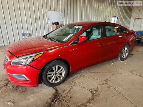 5NPE24AF2HH520113 Hyundai Sonata 2017 — пошкодження Задня частина, фото до ремонту
