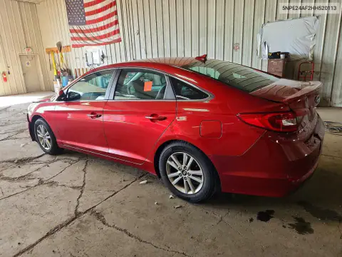 5NPE24AF2HH520113 — 2017 Hyundai Sonata, фото 2 з Copart, Задня частина